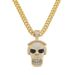New Personalized Men's Hip Hop Style Skull Pendant Necklace_ipsvogv.com