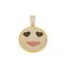 Unisex Men And Women's Smiley Face Heart Eyes Diamond Pendant Hip Hop Personality Rap Alloy Pendant_ipsvogv.com