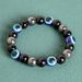 Evil Eye Magnetic Obsidian Single Circle Beaded Bracelet_ipsvogv.com