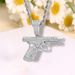 necklaces Hip hop small pistol necklace creative diamond zircon machine gun trendy men's jewelry_ipsvogv.com