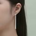Women's Jewelry S925 Sterling Silver High End New Style Light Luxury Tassel Earrings Moissanite Long Earrings Empty Bracket Jewelry_ipsvogv.com