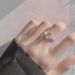 Moon Ring, Women's Light Luxury Niche Design, Index Finger, 2024 New Versatile, Fashionable And High-end Open Mouth Ring_ipsvogv.com