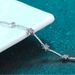 XDY Silver Women's Micro Set Ten Diamond Hexagram Star 1 Carat Moissanite Bracelet Straight Headed Jewelry_ipsvogv.com