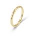 Women's Jewelry Plain Ring Sterling Silver Plated With 14K Gold Ins Niche Minimalist Light Luxury Thin Tail Ring Smooth Index Finger Ring_ipsvogv.com