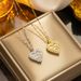 Necklace Female Network Red Sweet Cool Wind Love Zircon Small and Luxury New Design Sense Pendant Temperament Titanium_ipsvogv.com