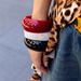 Exaggerated Ins Style Semi Transparent Colorful Wide Bracelet With Personalized Design And Non Fading Bracelet For Women_ipsvogv.com