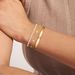Cubic Zirconia Inlaid Paper Clip Chain Bracelet Can Be Stacked And Worn As A Three Piece Jewelry Set For Fashionable Commuting_ipsvogv.com
