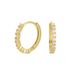 S Pure Silver Temperament Fashionable Stone Inlaid Ear Buckle Simple Casual Style Versatile Trendy Earrings_ipsvogv.com