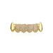 Unisex Jewelry Fashion style vampire fangs personality double zircon braces hip hop men's nightclub special tooth ornamentsHIPHOP tooth_ipsvogv.com