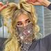 Women's fashion show grid rhinestone jewelry metal metal tassel rhinestone mask nightclub party accessories_ipsvogv.com