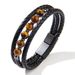 Men's Jewelry Bracelet Personality Versatile Multi Layer Braided Leather PU Leather Bracelet Men's Colorful Bead Bracelet_ipsvogv.com