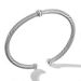 Stainless Steel Starry Sky Diamond Silver Bracelet Titanium Steel Wire Rope Simple Open Bracelet_ipsvogv.com