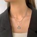 Unisex 14K Gold Double Layer Pearl Shell Stainless Steel Necklace Female Ins Style Niche Design All Match Five Pointed Star Necklace_ipsvogv.com
