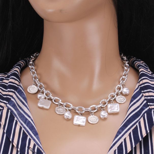Ins Niche Design Baroque Pearl Necklace For Women 2021 New Collarbone Sweater Chain_ipsvogv.com