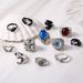 Animal Exaggerated Tai Chi Devil's Eye Skeleton Multi Color Ring Set Of 12_ipsvogv.com