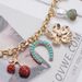 ZA New Exaggerated Flower Alloy With Diamond Set Women's Mixed Accessories Bohemian Necklace_ipsvogv.com