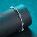 XDY Silver Women's Micro Set Ten Diamond Hexagram Star 1 Carat Moissanite Bracelet Straight Headed Jewelry_ipsvogv.com