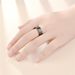 Xiyin's New Titanium Steel Men's With Striking Concave And Convex Patterns Is A Fashionable Couple's Ring Bracelet_ipsvogv.com