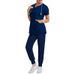 Women's ready-to-use oral dentist surgical gown split toiletry suit elastic quick-drying hospital nurse uniform_ipsvogv.com