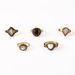 New Fashion Aobao Black Colored Diamond Combination 5-piece Ring Set_ipsvogv.com