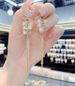 S Silver Needle Micro-Inlaid Rhombus Long Pearl Tassel For Women, Elegant Fashionable Slimming Minimalist Style Earrings_ipsvogv.com