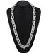 Square Gold Silver Chain Necklace, Hip-hop Rapper, Plastic Jewelry, Men's And Women's Clothing Accessories, Performance_ipsvogv.com