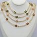 Hot Selling Colorful Flower Tennis Zircon Necklace For Women Hip Hop Light Luxury Internet Celebrity Bracelet Clavicle_ipsvogv.com