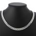 Jewelry 10MM Full Body For Men's Accessories, Silver Plated Necklace_ipsvogv.com