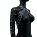 Personalized multi layer rhinestone shoulder chain summer beach sexy tassel body chain_ipsvogv.com
