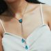 2018 Bohemian Fashion Blue Fashionable Tassel Necklace_ipsvogv.com