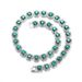 Hip hop diamond emerald rock sugar chain 10mm round hip hop necklace luxury accessories_ipsvogv.com