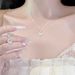 S Pure Silver Cloud Water Rumor White Jade Marrow Necklace Ins Niche Light Luxury High-end Exquisite Temperament_ipsvogv.com