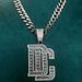 Hip Hop Brand Pendant Alloy Rhinestone Personality Rapper Necklace Trendy Jewelry_ipsvogv.com
