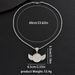Hip hop style men's necklace a minimalist and niche angel wing design with sparse diamond inlay, long chain_ipsvogv.com