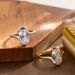 Fashionable And Minimalist INS Four Claw Diamond Inlaid Oval Zircon Open With Adjustable Color Retention Ring_ipsvogv.com