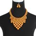 Jewelry straight pearl woven Collar necklace with multiple layers of collarbone chain 9580_ipsvogv.com