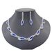 EQUESTRIAN LUXE - Horse Eye Crystal Jewelry Set ( Short Chain, Diamond Claw Design, Best Seller)_ipsvogv.com
