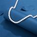 Single Layer Men's Circular Beaded Collarbone Chain Pearl Necklace_ipsvogv.com