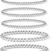 New Versatile 4/6mm Bead Set Couple Beach Style Geometric CCB Elastic Bracelet_ipsvogv.com