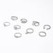 Pearl Open 9-piece Double Layered Cross Style Joint Ring Set For Women_ipsvogv.com