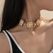 Jewelry Personality Geometric Punk Animal Exaggerated Metal Relief Lion Head Three-dimensional Necklace_ipsvogv.com