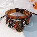 Twelve Constellations Red Agate Bracelet Punk Style For Women And Men Rivet Jewelry Korean Unique Multi-layer_ipsvogv.com