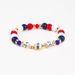 Handmade USA Independence Day Bracelet Set With Natural Stone Beads And Letter Charms, Unisex Jewelry For Men And Women_ipsvogv.com