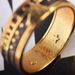 The Treaty Between United States And The Delaware Tribe: Howling Wolf Carving, Dollar Coin Pattern, Men's Ring_ipsvogv.com