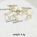 Small minimalist Korean style women's personalized bow zircon inlay design, earrings with light luxury and high-end feel_ipsvogv.com