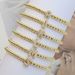 Women's Jewelry Brass Micro Inlaid Bubble Balloon Diy 26 English Letters Copper Beads Beaded Elastic Line Bracelet_ipsvogv.com