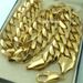 Heavy Solid Men's Vacuum Plating Cuban Curb Chain Necklace N276_ipsvogv.com