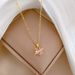 】 Love 【 Surrounding Light Luxury Charm Gorgeous Full Diamond Necklace Women's Versatile Clavicle Titanium Steel Chain 【 】_ipsvogv.com