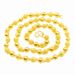 Vietnamese Sand Gold Round Bead Necklace With Brass Frosted Collarbone Chain Gold-plated Versatile Men's And Women's_ipsvogv.com