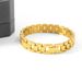 Men's Jewelry Titanium Steel Strap K Vacuum Gold Plated Business Bracelet Simple High End Watch Strap Jewelry_ipsvogv.com